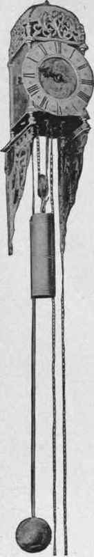 Lantern Clock, about 1680.
