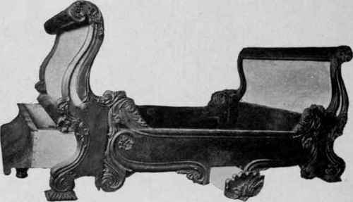 Low Bedstead, about 1830.
