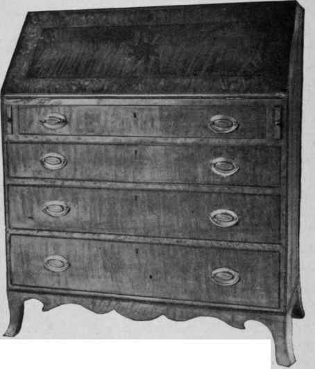 Maple Desk, about 1795.