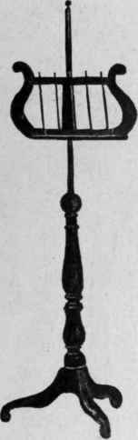 Music stand, about 1835.