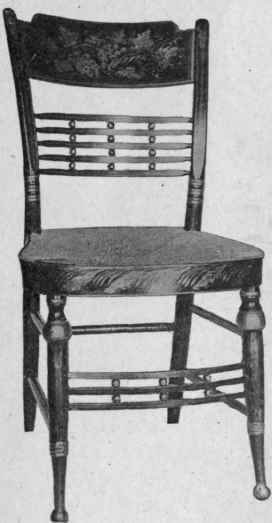 Painted Sheraton Chair, 1810 1815.