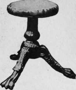 Piano stool, 1820 1830.
