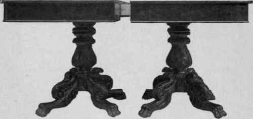 Pillar and claw Dining table, 1800.