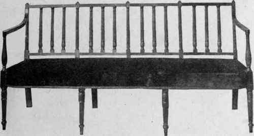 Sheraton Settee, 1790 1795.