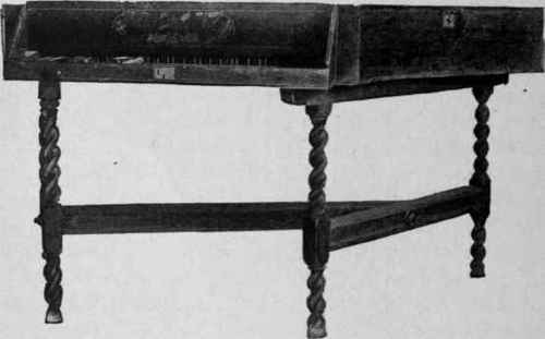 Stephen Keene Spinet, about 1690.