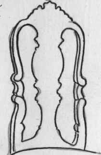 Back and Leg of Chair typical of Late William and Mary and Early Queen Anne Epoch.