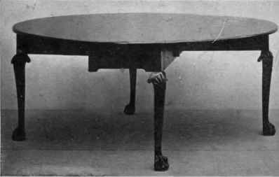 Cabriole Leg, Drop Leaf Dining Table.