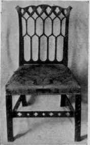 Fig.5. Gothic Fret Back, Fretted Legs, Pierced Stretcher.