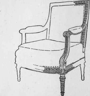 Louis Seize Arm chair.