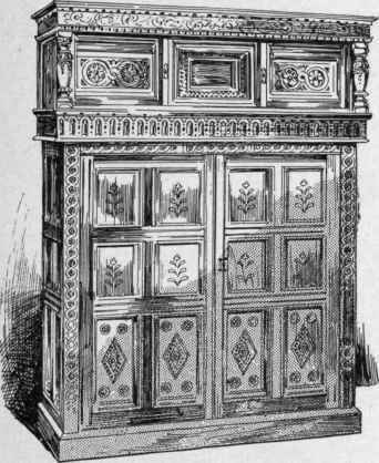 Jacobean Bread and Cheese Cupboard