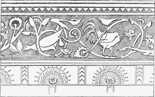 Frieze Decoration, executed from a Design by C. Heaton.