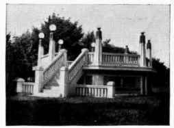 Several illustrations showing how concrete helps to ornament the home and park grounds.