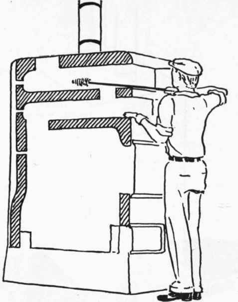 All boilers have flues or tubes which gradually become clogged with soot