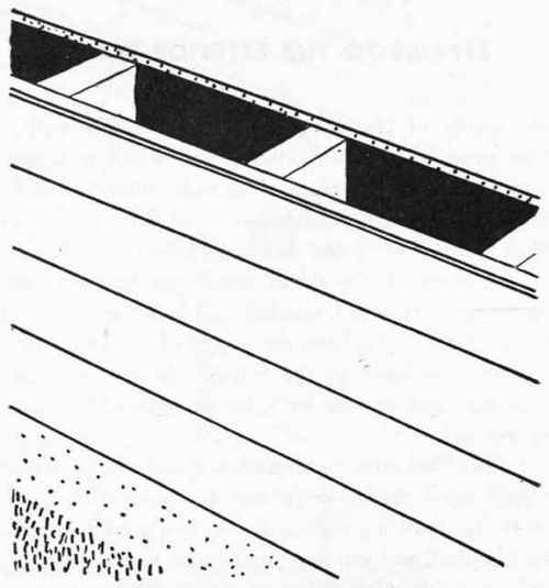 Most house walls are composed of an exterior and an interior wall with open spaces between them