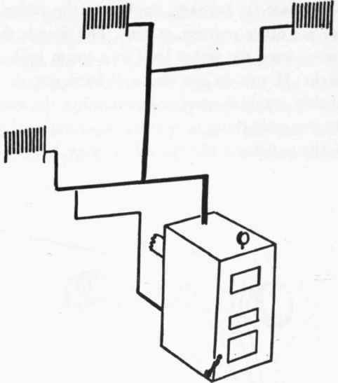 The plain steam plant is a highly effective heating medium for a small house