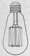 Fig. 224.   40 watt Mazda B lamp (1/2 scale).