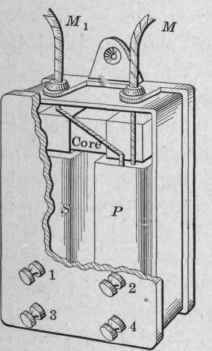 Fig. 250. Doorbell transformer.