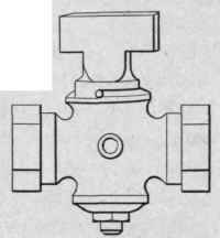 Fig. 66. Stop and drain cock with T handle.