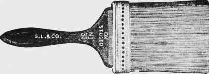 Stucco Wall Paint Brush.
