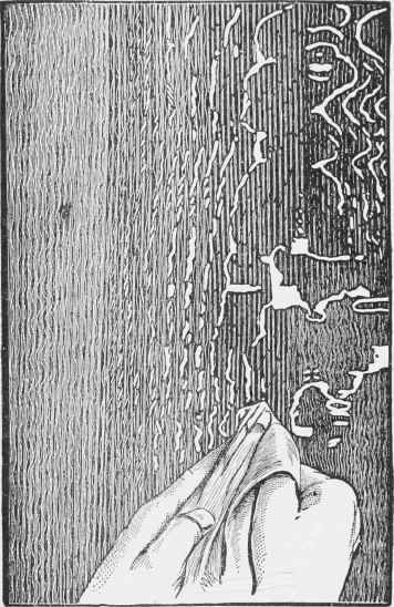 Wiping Out Figure in Oak Graining.