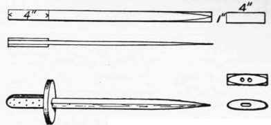A Few Toys Wooden Swords Knives And Daggers 149