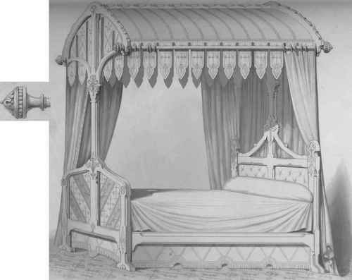 Bedstead Medieval Plate LXXXI 432