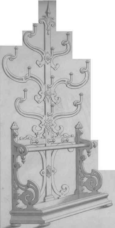 Hat And Umbrella Stands Plate VII 44