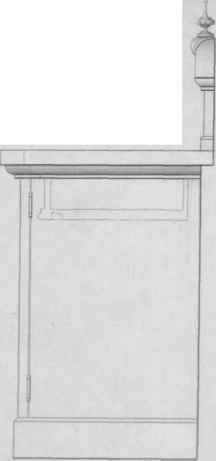 Pedestal Sideboard Plate X 59