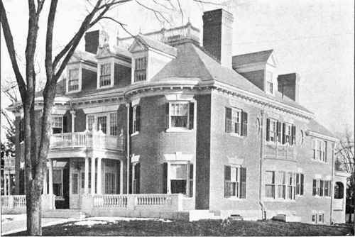 A COLONIAL STYLE RESIDENCE OF BRICK. (For floor plans of similar houses see back part of this book.)