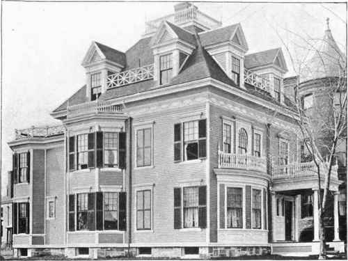 A FINE MODERN RESIDENCE. (For floor plans of similar houses see back part of this book.)