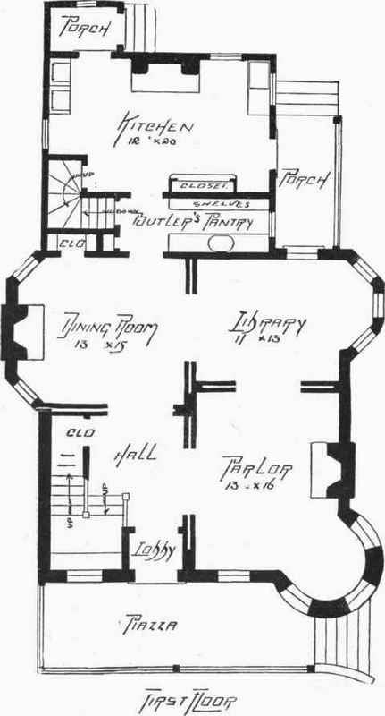 Floor And Framing Plans For W A Sylvester s House  88