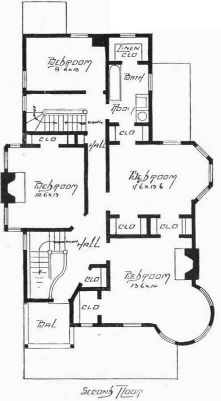 Floor And Framing Plans For W A Sylvester s House  89