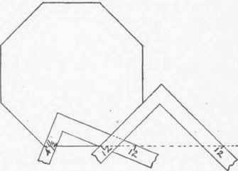 Fig. 52.   Construction of an Octagon.