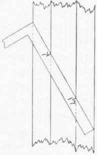 Fig. 60.   To octagon a Given Timber, Method 2.