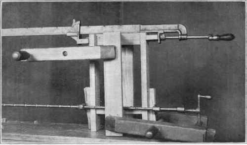 Fig. 135. Taboret, nailed, glued, and clamped.