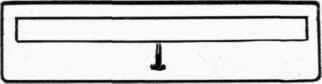 Fig. 173 Depth gage: nail in a strip of wood.