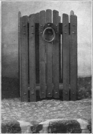 Fig. 19. Basket with copper handles and nails.