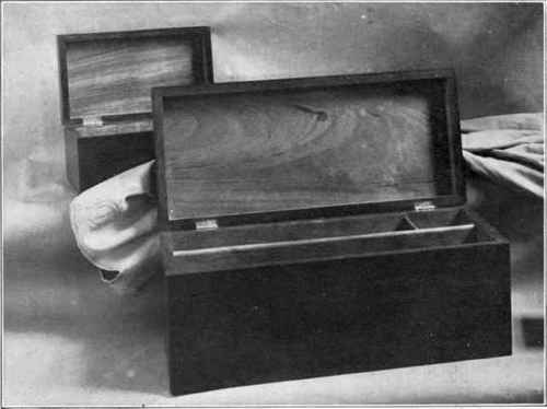 Fig 194. A stationery box, external arrises slightly rounded.