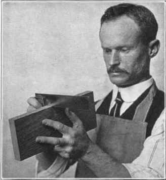 Fig. 24. Testing an edge for squareness.