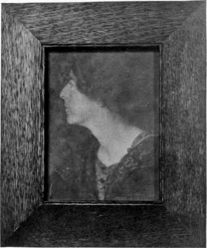 Fig. 68. Wide dark frame for a picture with broad dark masses; frame toned to dull brown of photo.