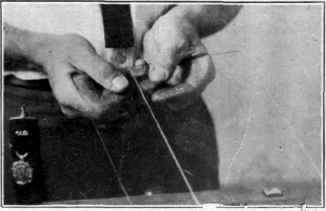 Fig. 86. Breaking the glass. (Step 3.)