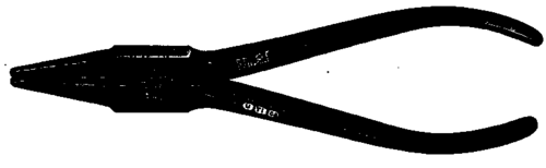 Round nose plier.