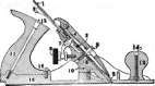 Sectional elevation of Bailey iron plane.