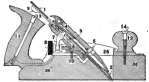 Sectional elevation of Bailey wood plane.
