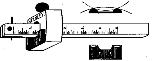 Stanley gauge with patent attachment.