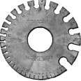 Wire gauge.