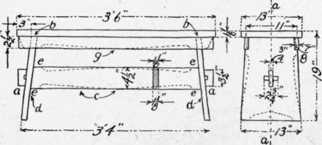 Fig. 173.   Piano Bench.