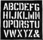 Cutting Paper Stencils 203