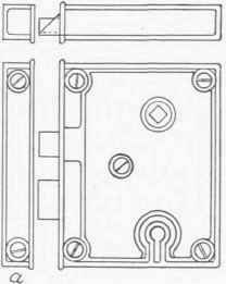 Fig. 35.   A Rim Lock.