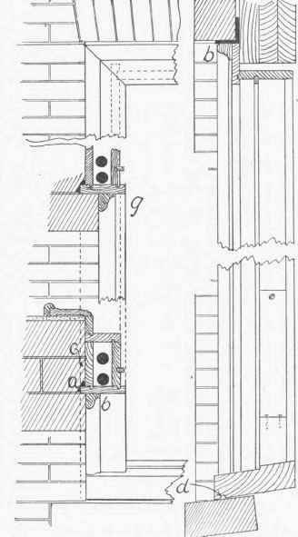 Fig. 41. Window Frame for a Brick House; a Box Frame.